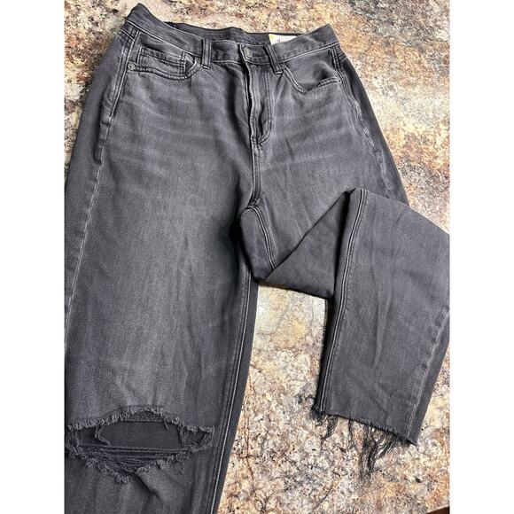 Women's American Eagle Cropped Straight Jean Size 4 - Picture 4 of 5